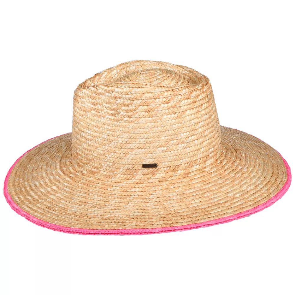 Chapeaux Été | Chapeaux De Paille^Brixton Chapeau Été Joanna Festival en Paille naturel-rose