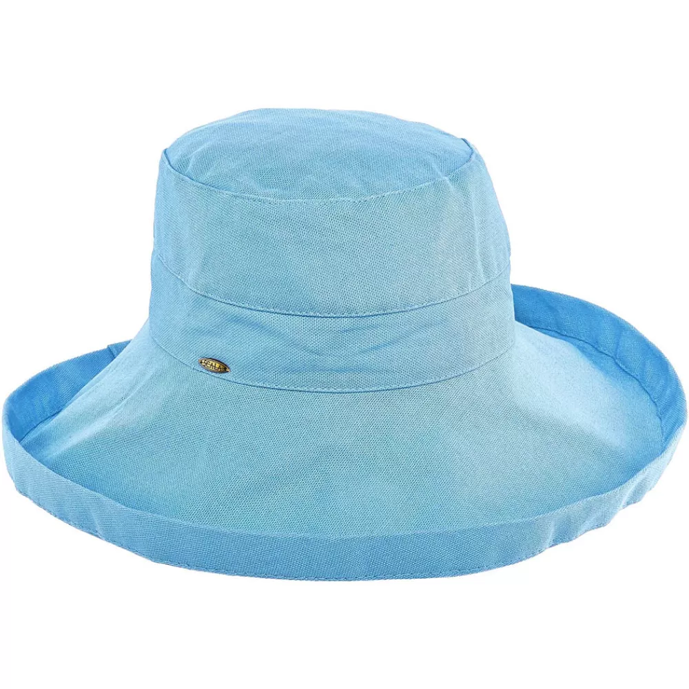 Chapeaux Été | Chapeaux Femme^Scala Chapeau Été Pliable Bari bleu moyen
