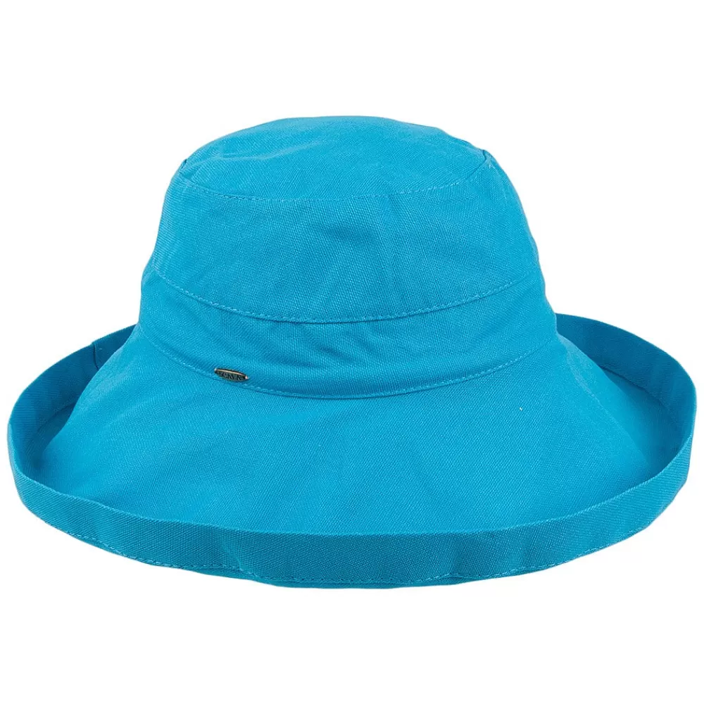 Chapeaux Été | Chapeaux Femme^Scala Chapeau Été Pliable Lanikai azur