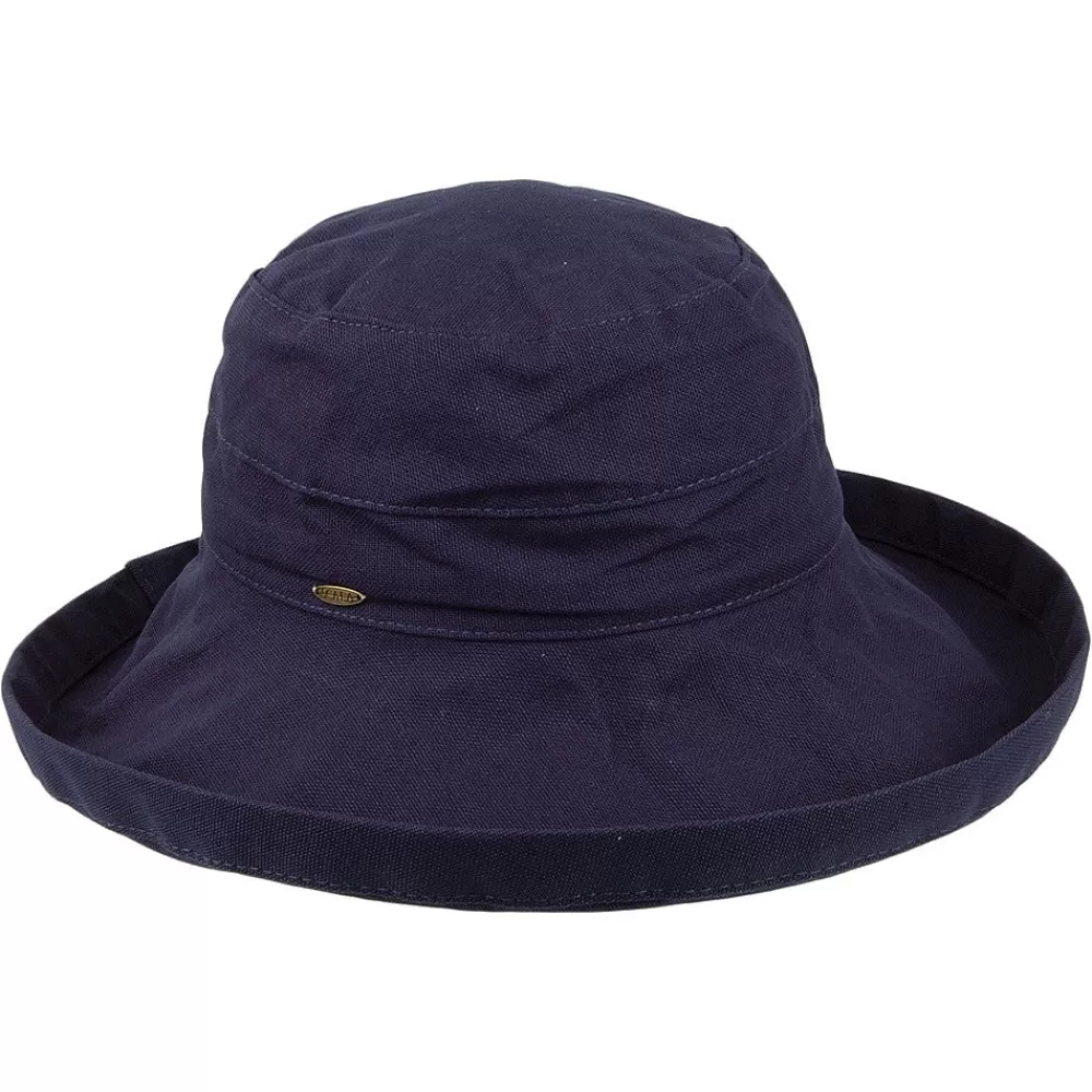 Chapeaux Été | Chapeaux Femme^Scala Chapeau Été Pliable Lanikai bleu marine
