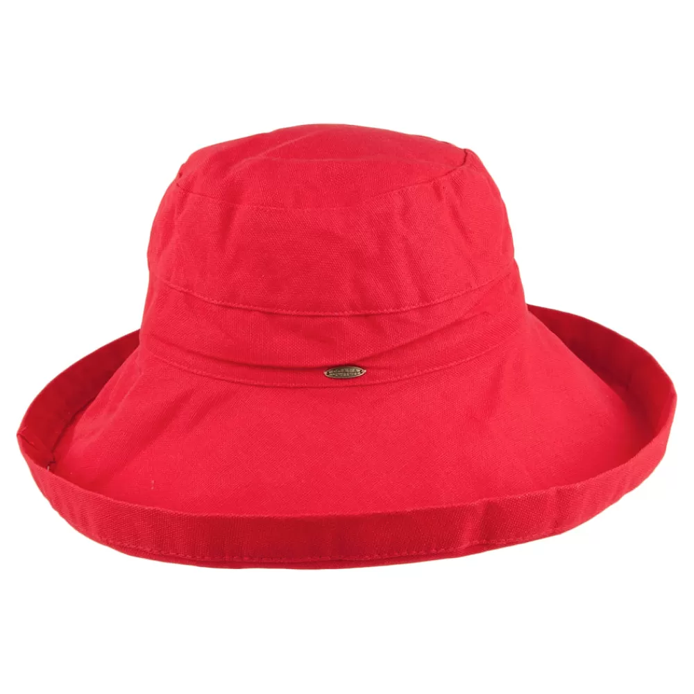 Chapeaux Été | Chapeaux Femme^Scala Chapeau Été Pliable Lanikai rouge