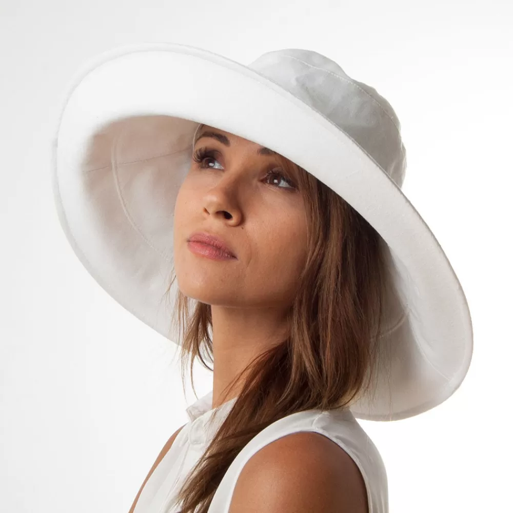 Petite Tailles | Chapeaux Été^sur la tête Chapeau Été Pliable Monaco blanc SUR LA TÊTE