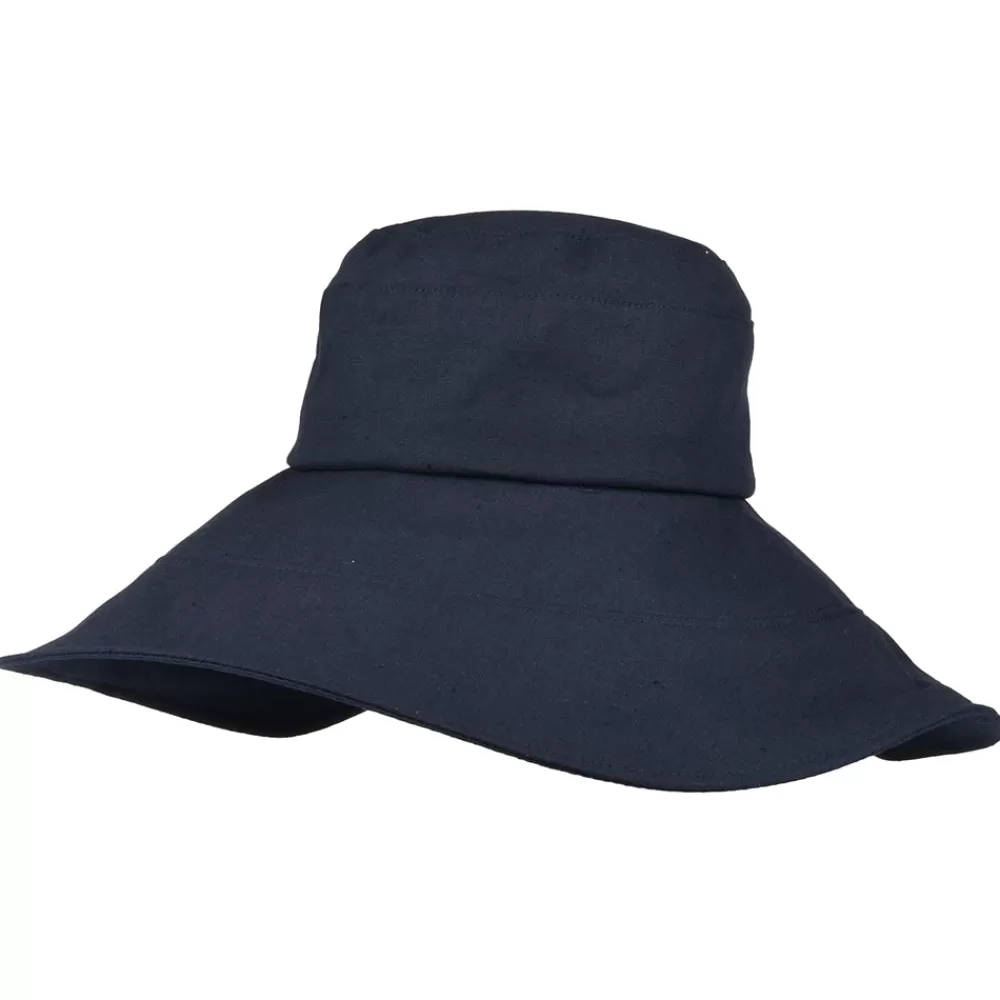 Petite Tailles | Chapeaux Été^sur la tête Chapeau Été Pliable Monaco bleu marine SUR LA TÊTE