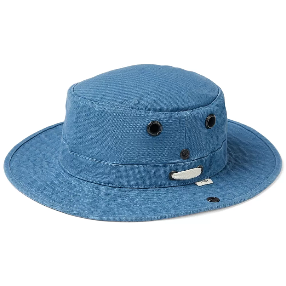 Chapeaux De Pluie | Chapeaux Été^Tilley Chapeau Été Pliable T3 Wanderer bleu denim