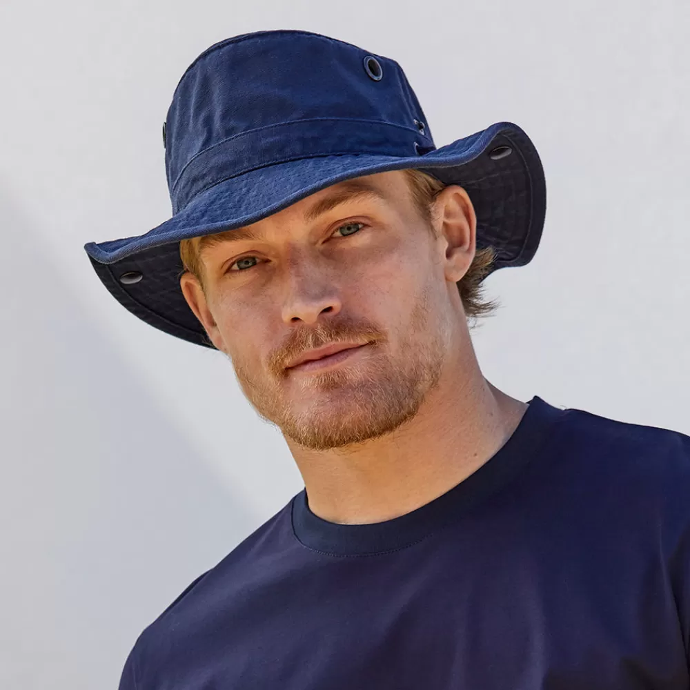 Chapeaux Été | Chapeaux De Pluie^Tilley Chapeau Été Pliable T3 Wanderer bleu marine