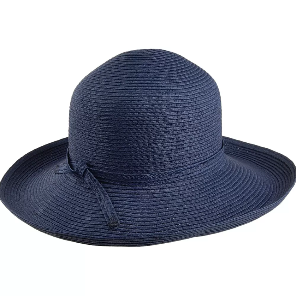 Chapeaux Été | Chapeaux De Paille^sur la tête Chapeau Été Pliable Traveller bleu marine SUR LA TÊTE
