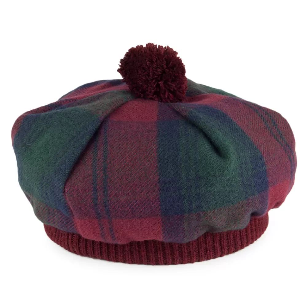 Bérets^Lochcarron Of Scotland Chapeau Tam O'Shanter en Laine d'Agneau Lindsay