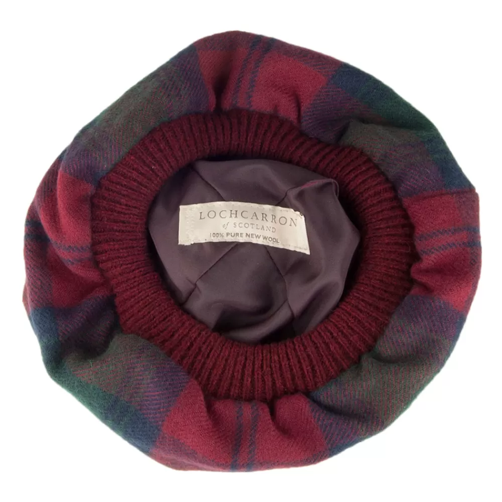 Bérets^Lochcarron Of Scotland Chapeau Tam O'Shanter en Laine d'Agneau Lindsay