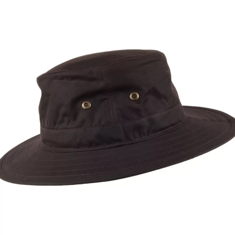 Chapeaux Été | Chapeaux De Pluie^Failsworth Chapeau Traveller en Coton Ciré marron