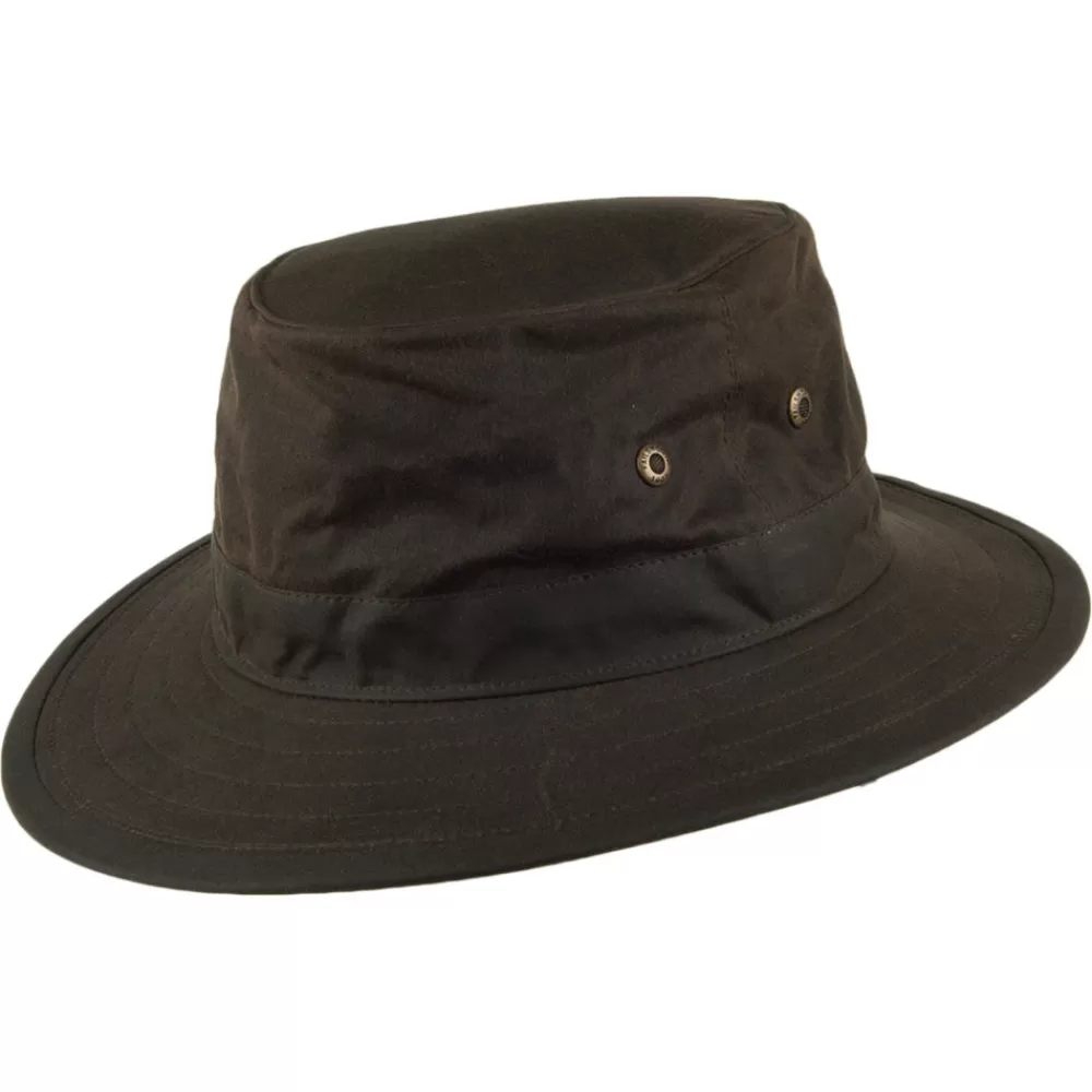 Chapeaux Été | Chapeaux De Pluie^Failsworth Chapeau Traveller en Coton Ciré olive