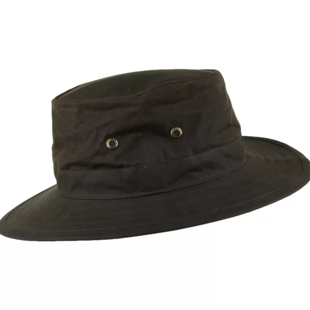 Chapeaux Été | Chapeaux De Pluie^Failsworth Chapeau Traveller en Coton Ciré olive
