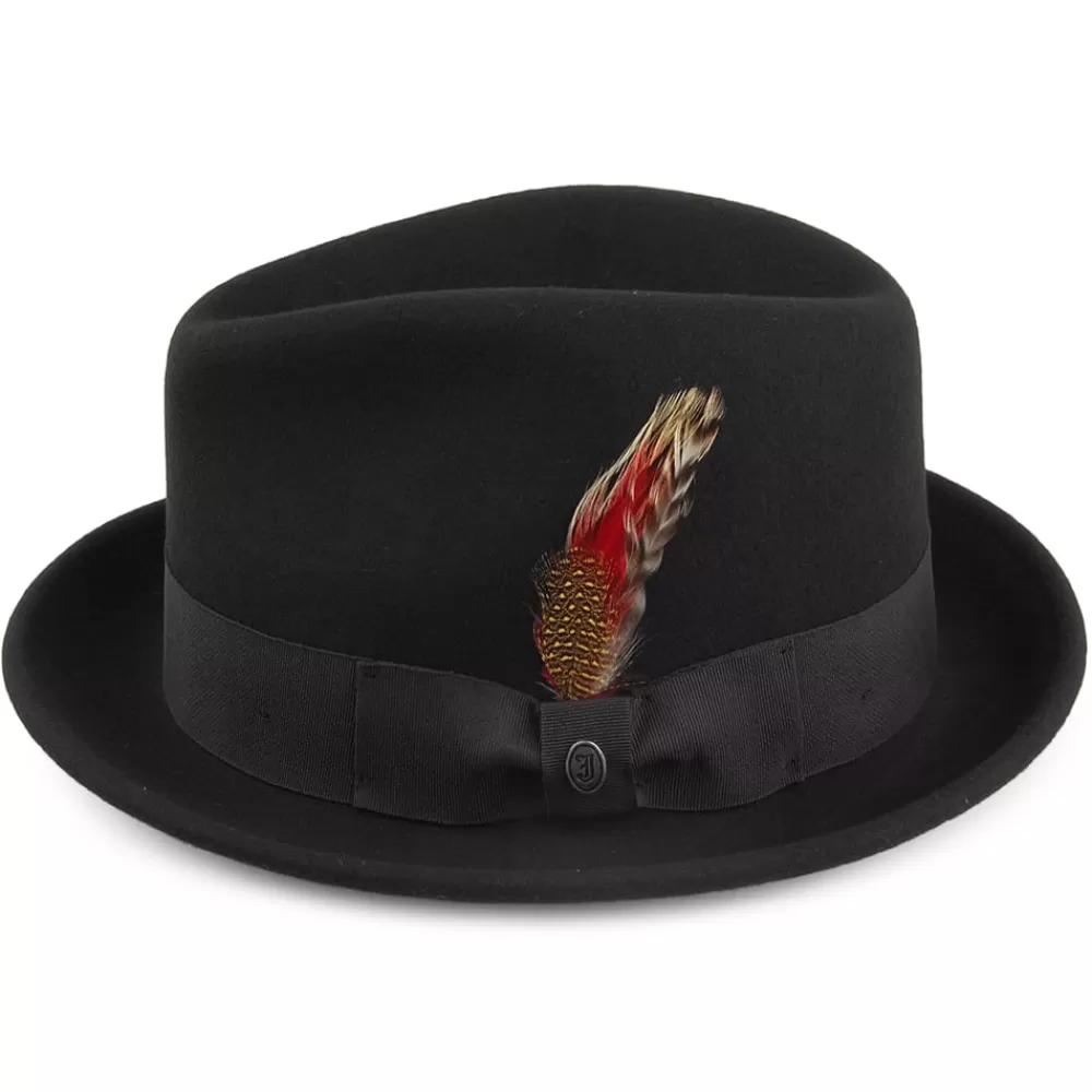 Chapeaux Trilby | Chapeaux Fedora^Jaxon & James Chapeau Trilby Déformable Blues noir JAXON & JAMES