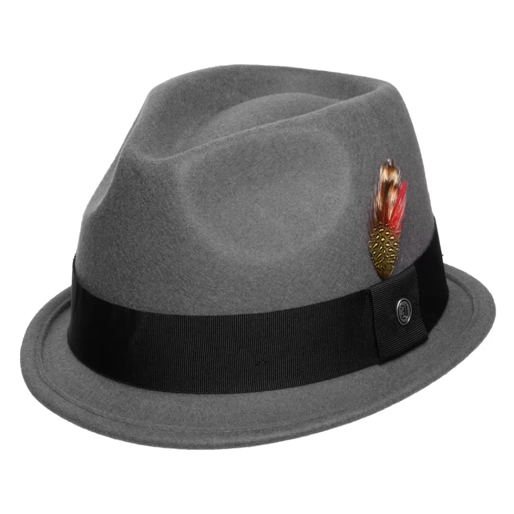Chapeaux Trilby | Chapeaux Fedora^Jaxon & James Chapeau Trilby Déformable Dekker gris JAXON & JAMES