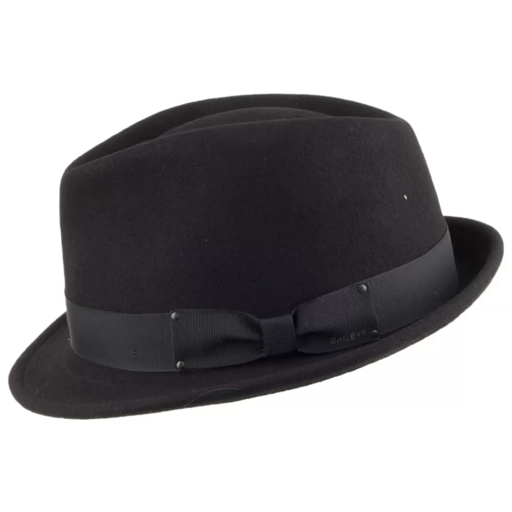 Chapeaux Trilby | Chapeaux Fedora^Bailey Chapeau Trilby Déformable Wynn noir