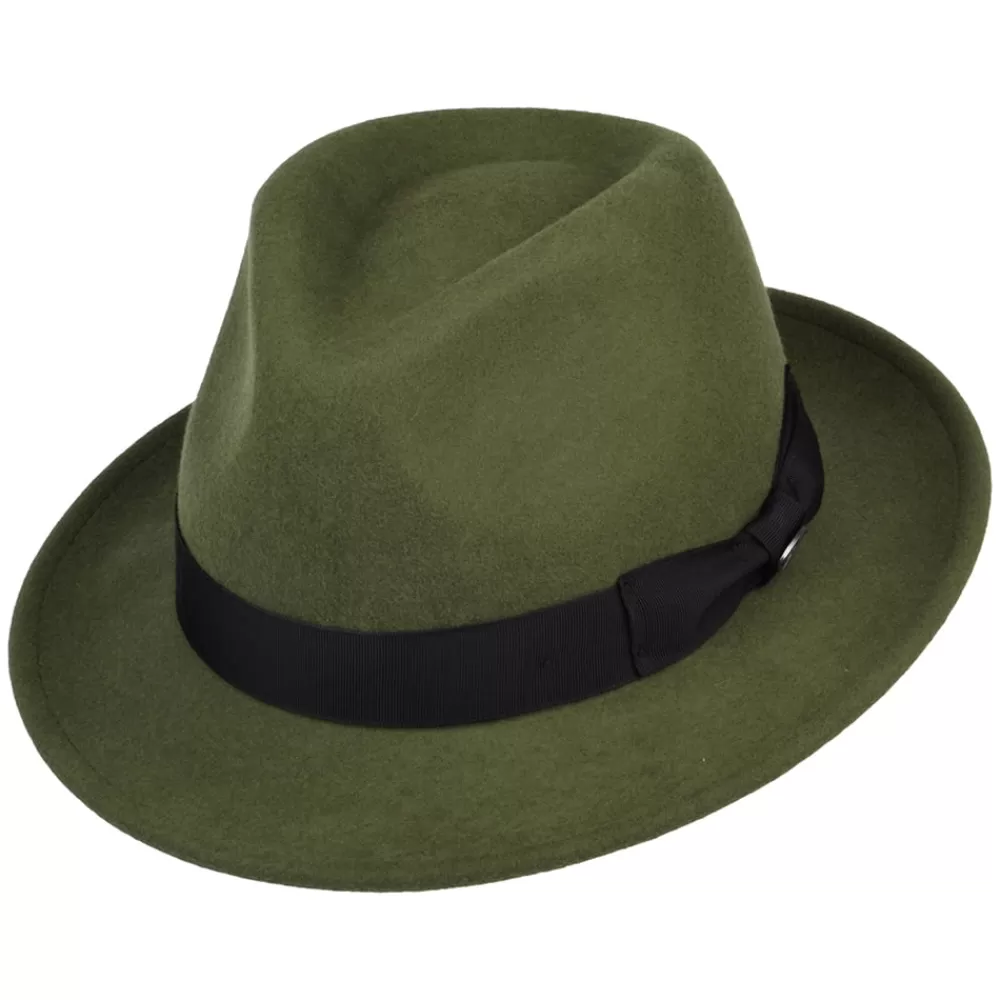 Chapeaux Trilby | Chapeaux Fedora^Bailey Chapeau Trilby en Laine Feutrée Maglor forêt