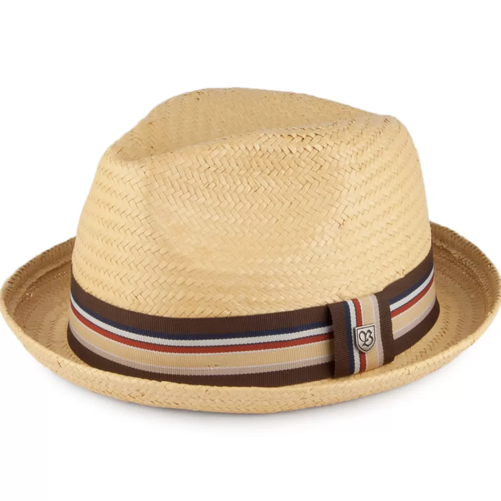 Chapeaux Trilby | Chapeaux Fedora^Brixton Chapeau Trilby en Paille Castor naturel