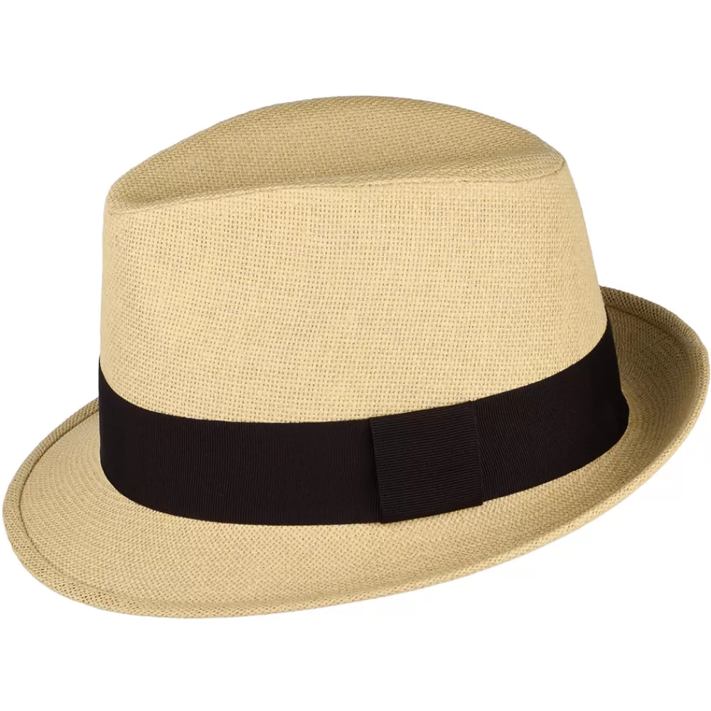 Chapeaux Trilby | Chapeaux Fedora^Failsworth Chapeau Trilby en Paille Toyo beige sable
