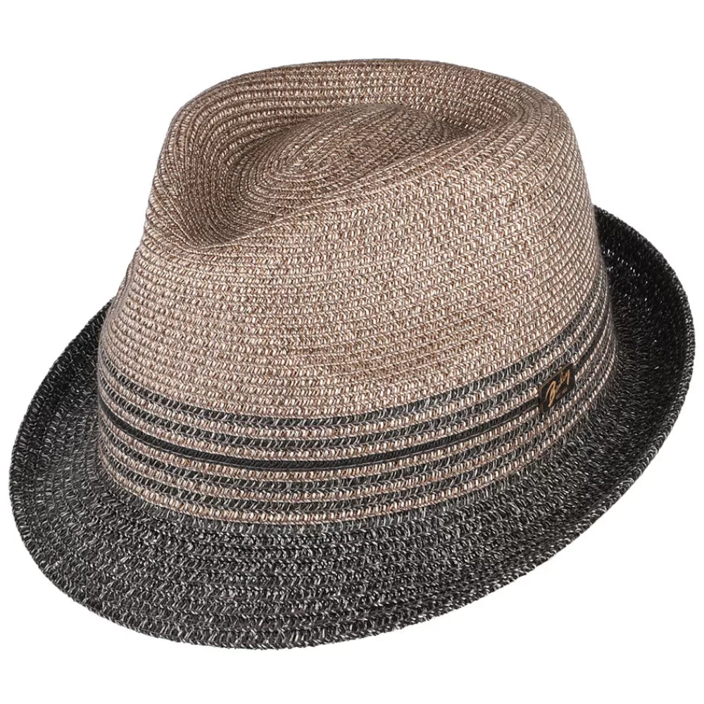 Chapeaux Trilby | Chapeaux Fedora^Bailey Chapeau Trilby en Paille Toyo Hooper anthracite