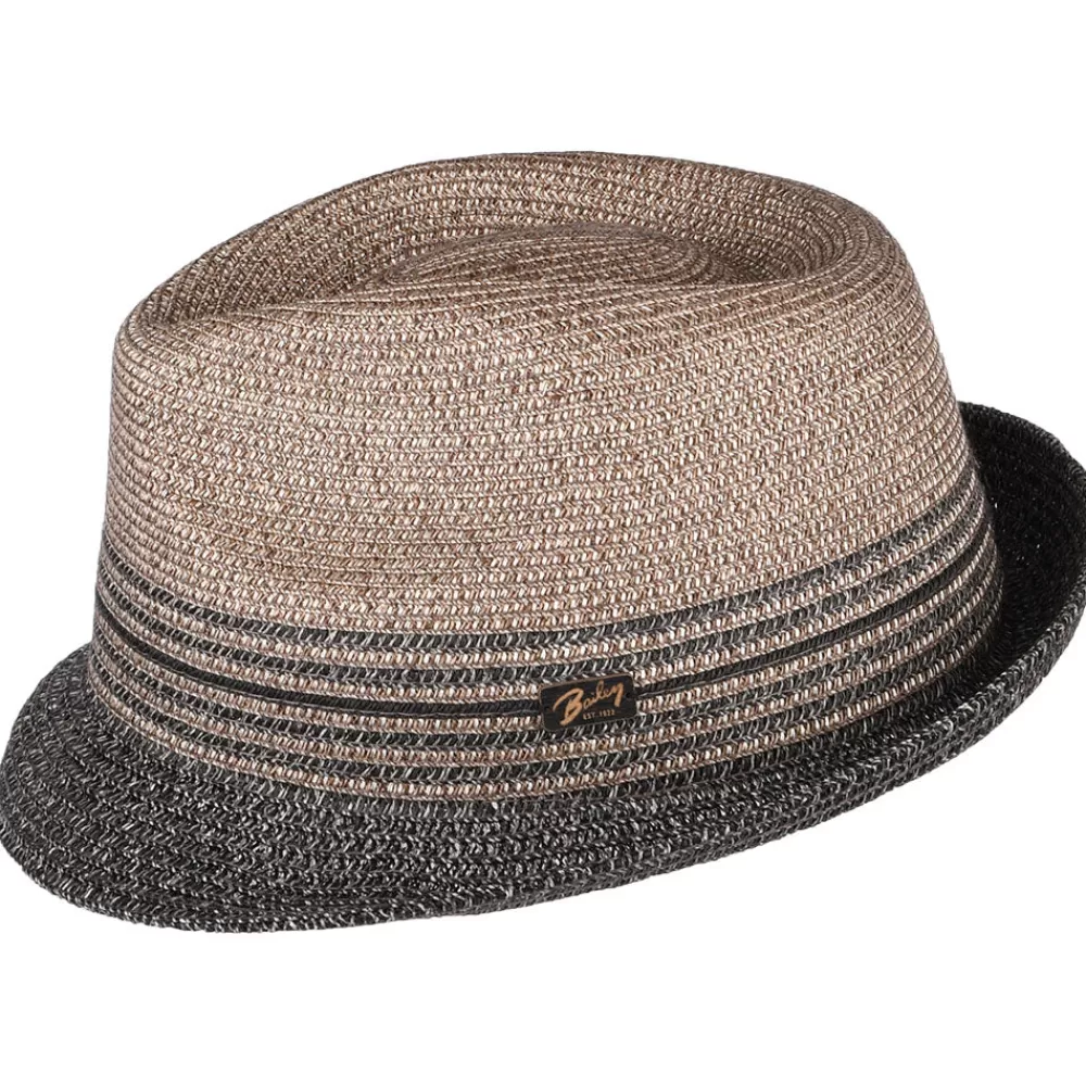 Chapeaux Trilby | Chapeaux Fedora^Bailey Chapeau Trilby en Paille Toyo Hooper anthracite