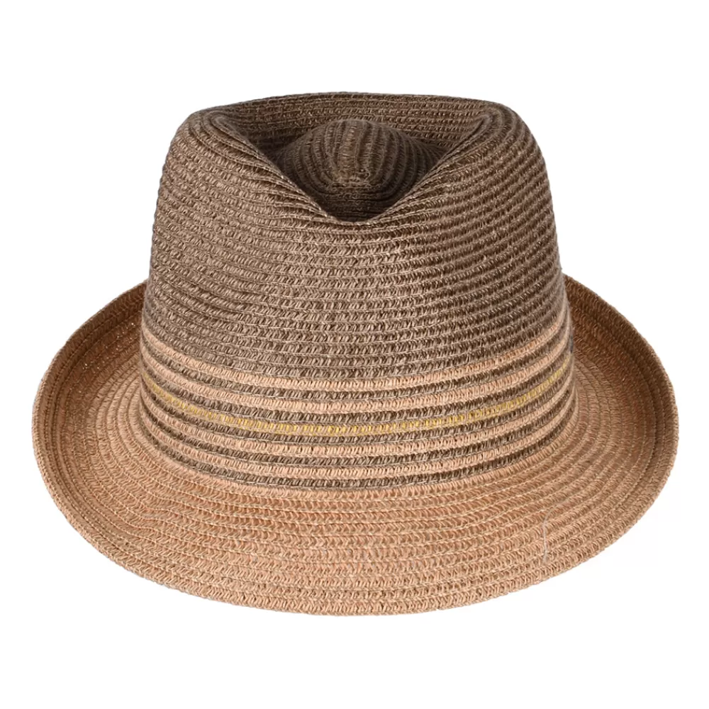 Chapeaux Trilby | Chapeaux Fedora^Bailey Chapeau Trilby en Paille Toyo Hooper marron-multicolore