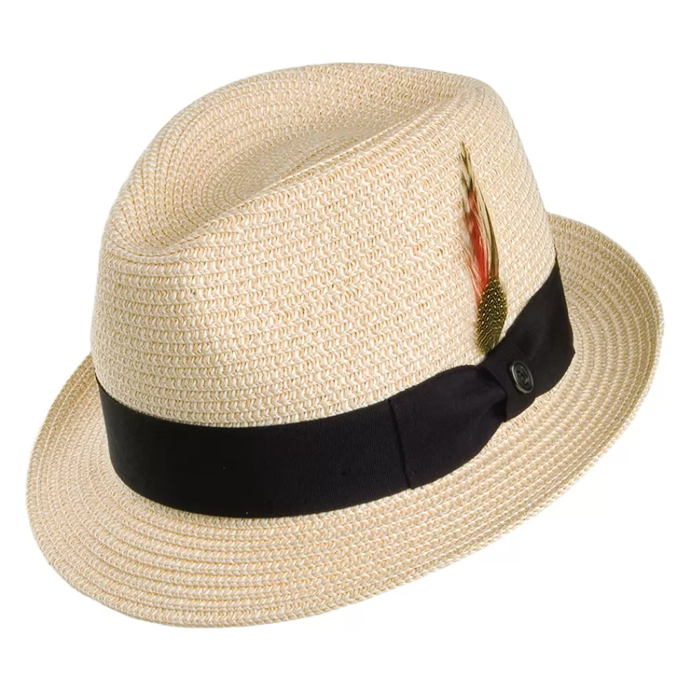 Chapeaux Trilby | Chapeaux Fedora^Jaxon & James Chapeau Trilby en Paille Toyo naturel JAXON & JAMES