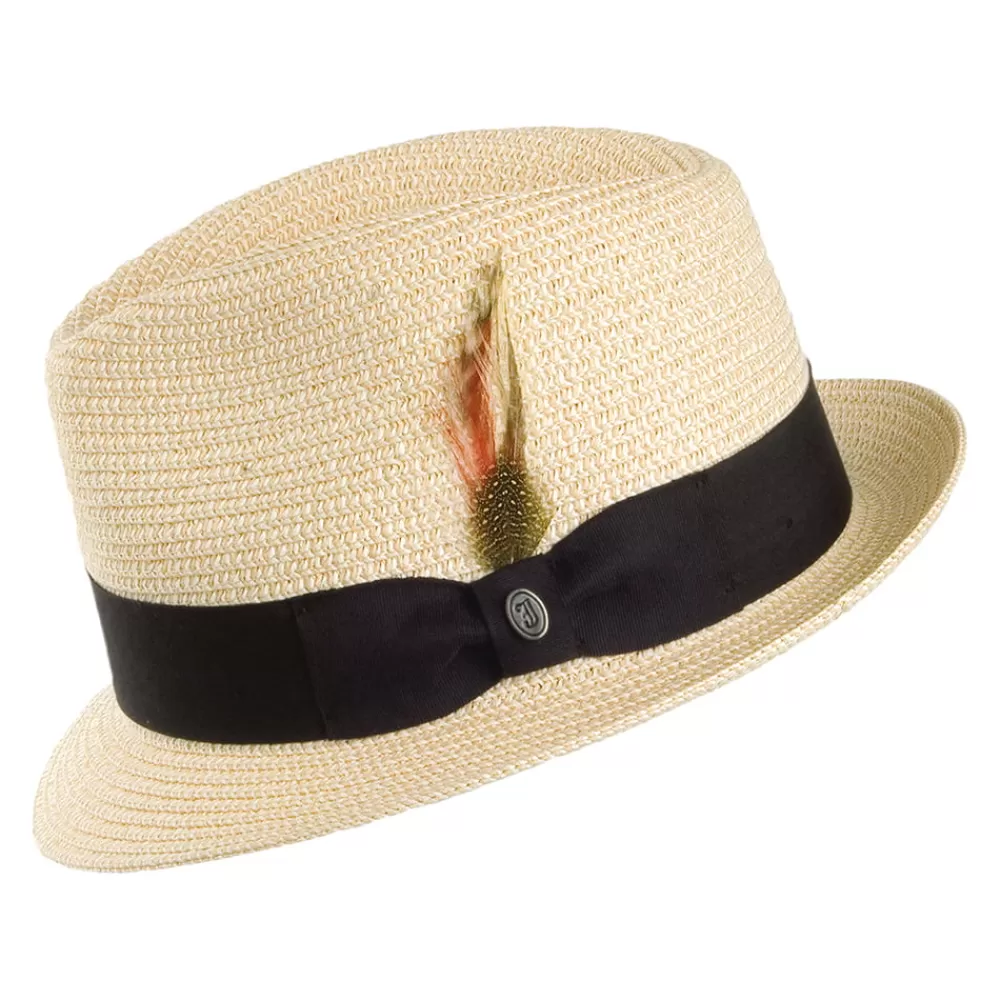 Chapeaux Trilby | Chapeaux Fedora^Jaxon & James Chapeau Trilby en Paille Toyo naturel JAXON & JAMES