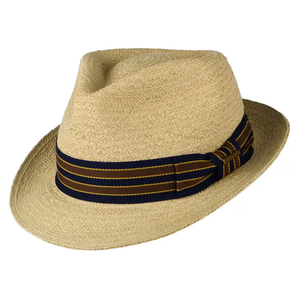 Chapeaux Trilby | Chapeaux Fedora^Stetson Chapeau Trilby en Raphia Player naturel