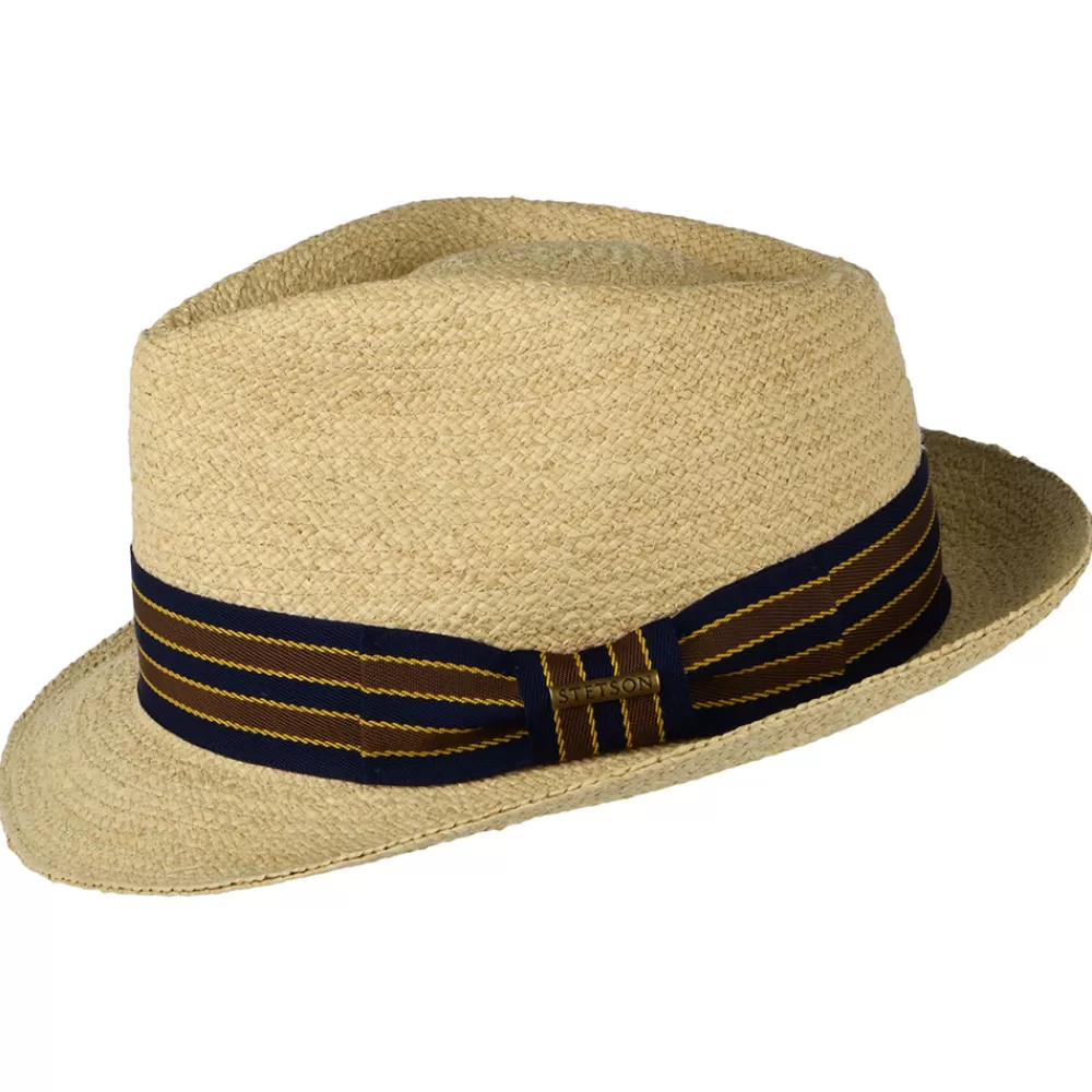 Chapeaux Trilby | Chapeaux Fedora^Stetson Chapeau Trilby en Raphia Player naturel