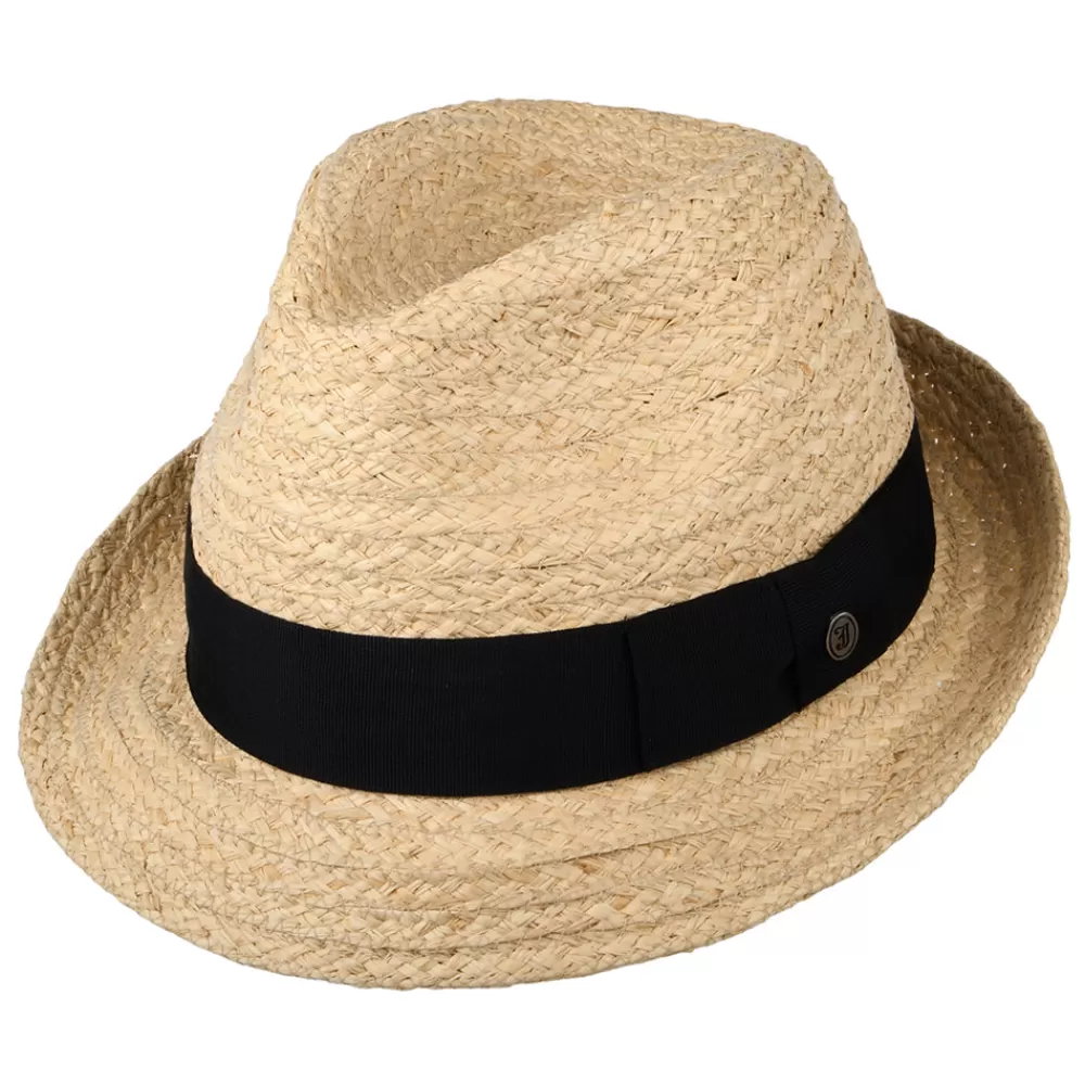 Chapeaux Trilby | Chapeaux Fedora^Jaxon & James Chapeau Trilby en Raphia Saybrook naturel JAXON & JAMES