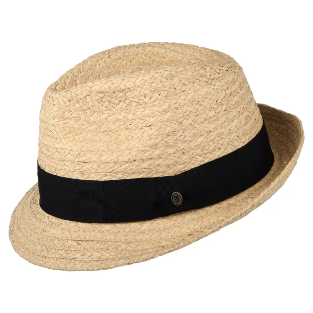 Chapeaux Trilby | Chapeaux Fedora^Jaxon & James Chapeau Trilby en Raphia Saybrook naturel JAXON & JAMES