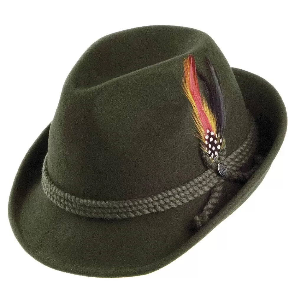 Chapeaux Trilby | Chapeaux Fedora^Jaxon & James Chapeau Tyrolien vert JAXON & JAMES
