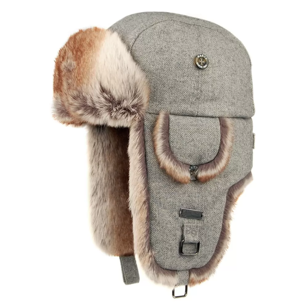 Chapeaux Hiver^Barts Chapka à Chevrons Kamikaze gris