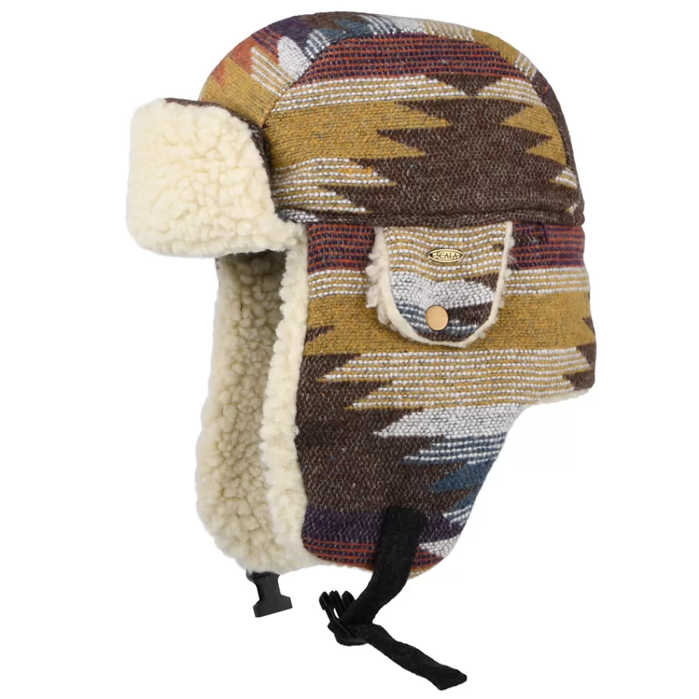 Chapeaux Hiver | Chapeaux Femme^Scala Chapka à Motif Aztèque Shauna marron-multicolore