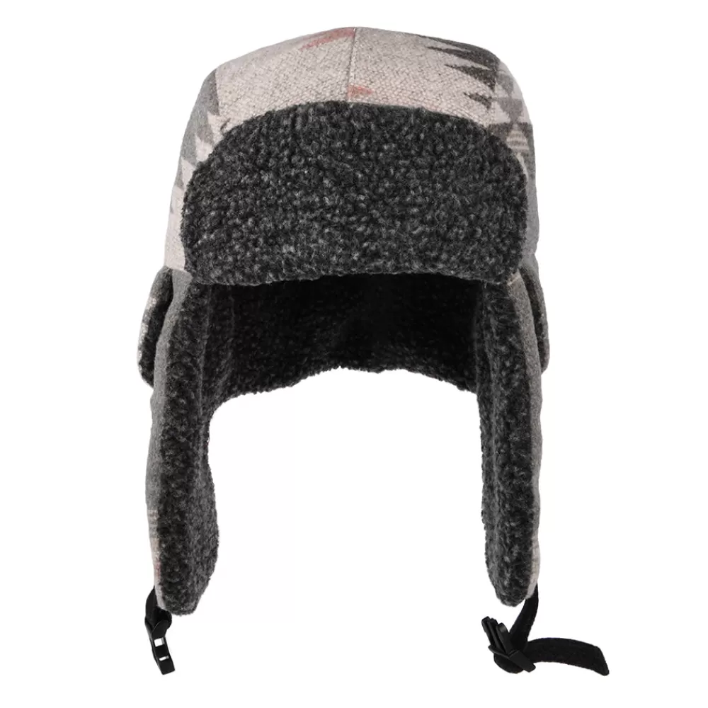 Chapeaux Hiver | Chapeaux Femme^Scala Chapka à Motif Aztèque Shauna panaché de gris