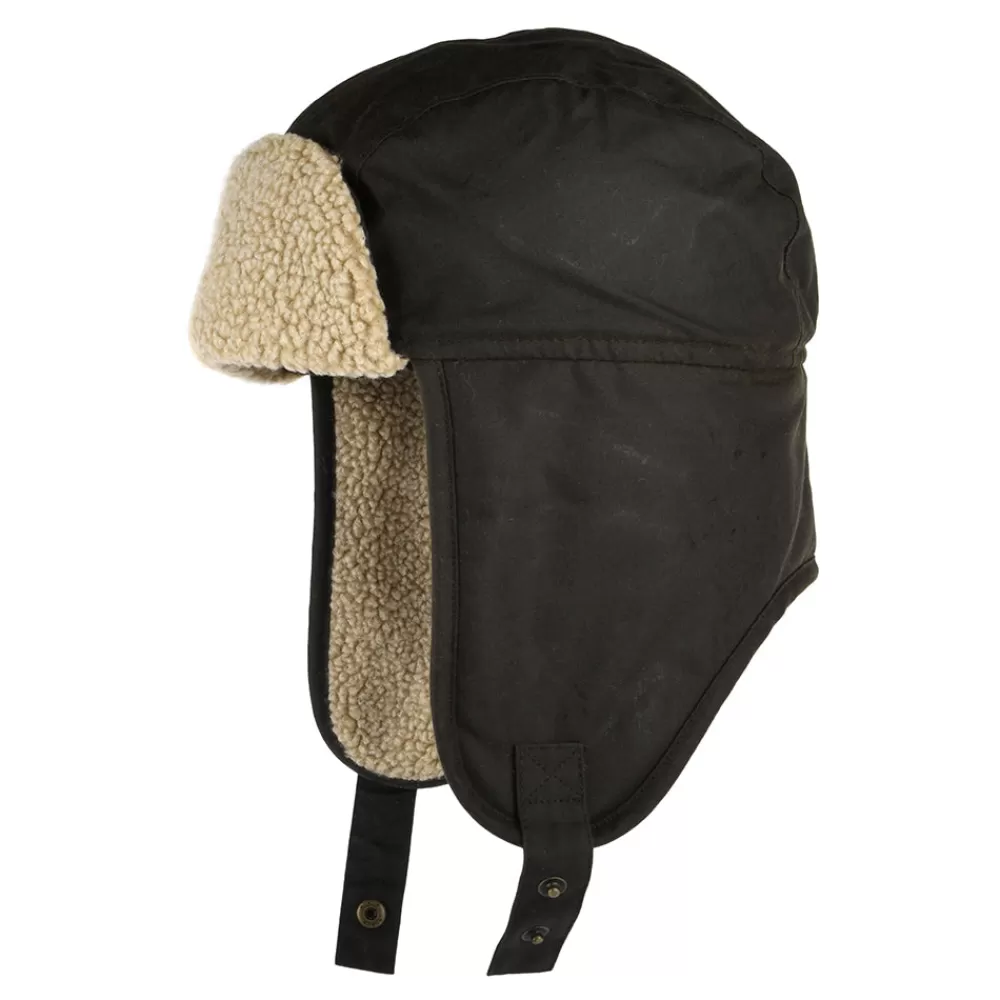 Chapeaux Hiver | Chapeaux De Pluie^Failsworth Chapka en Coton Ciré olive