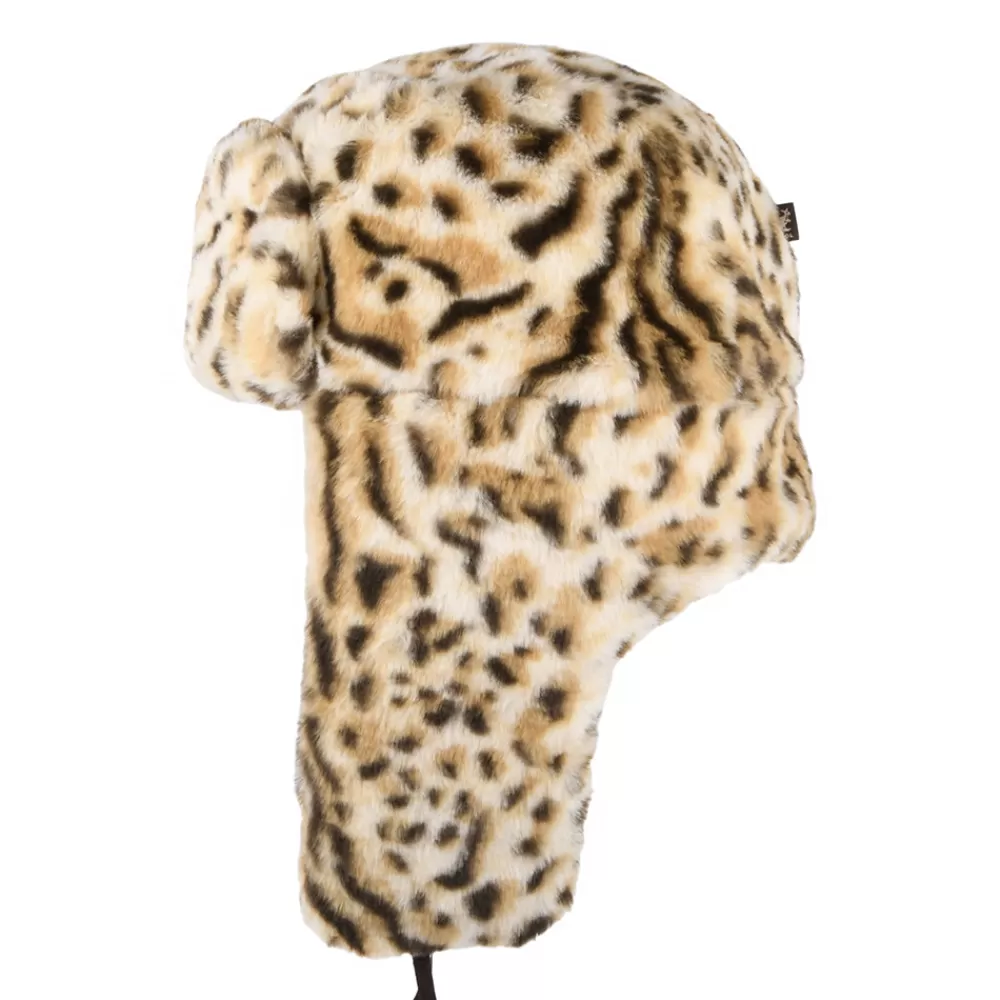 Fausse Fourrure | Chapeaux Hiver^Kangol Chapka en Fausse Fourrure léopard des neiges