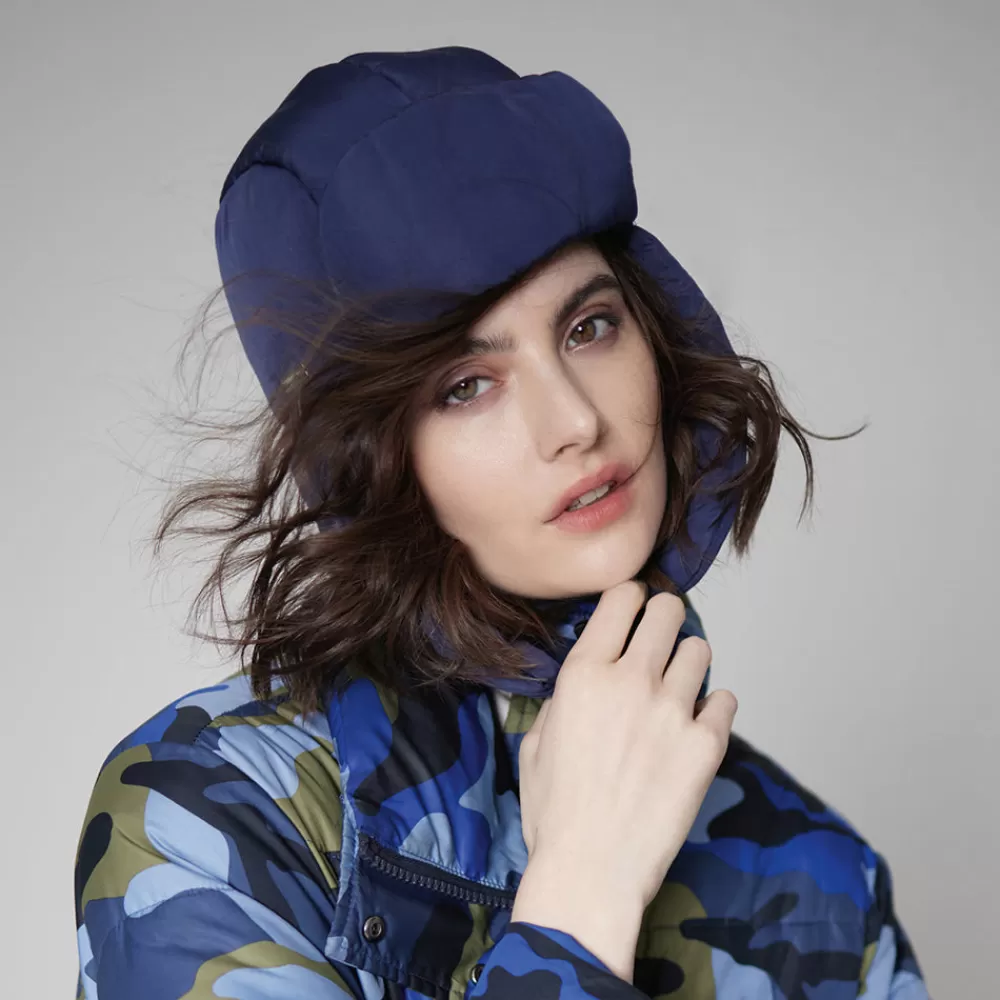 Chapeaux Hiver | Chapeaux Femme^Seeberger Chapka Matelassée bleu marine