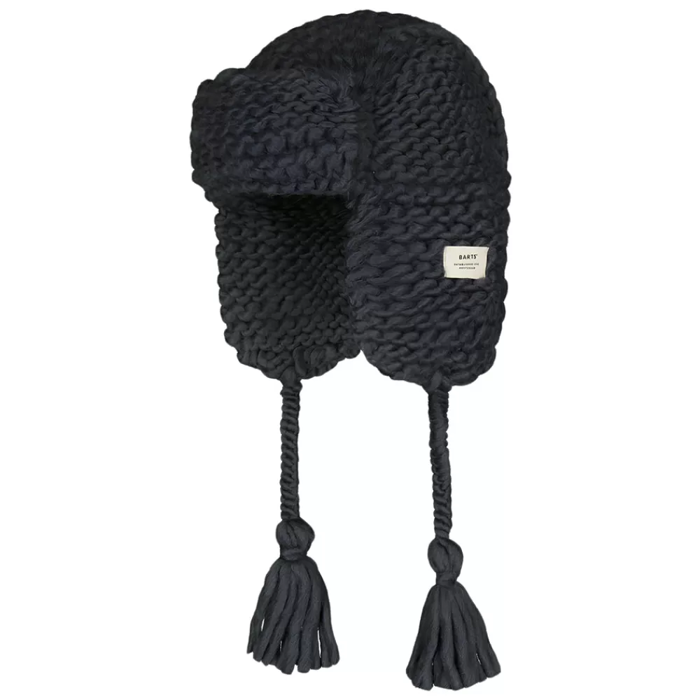 Chapeaux Hiver^Barts Chapka Tricotée Main Brubru anthracite