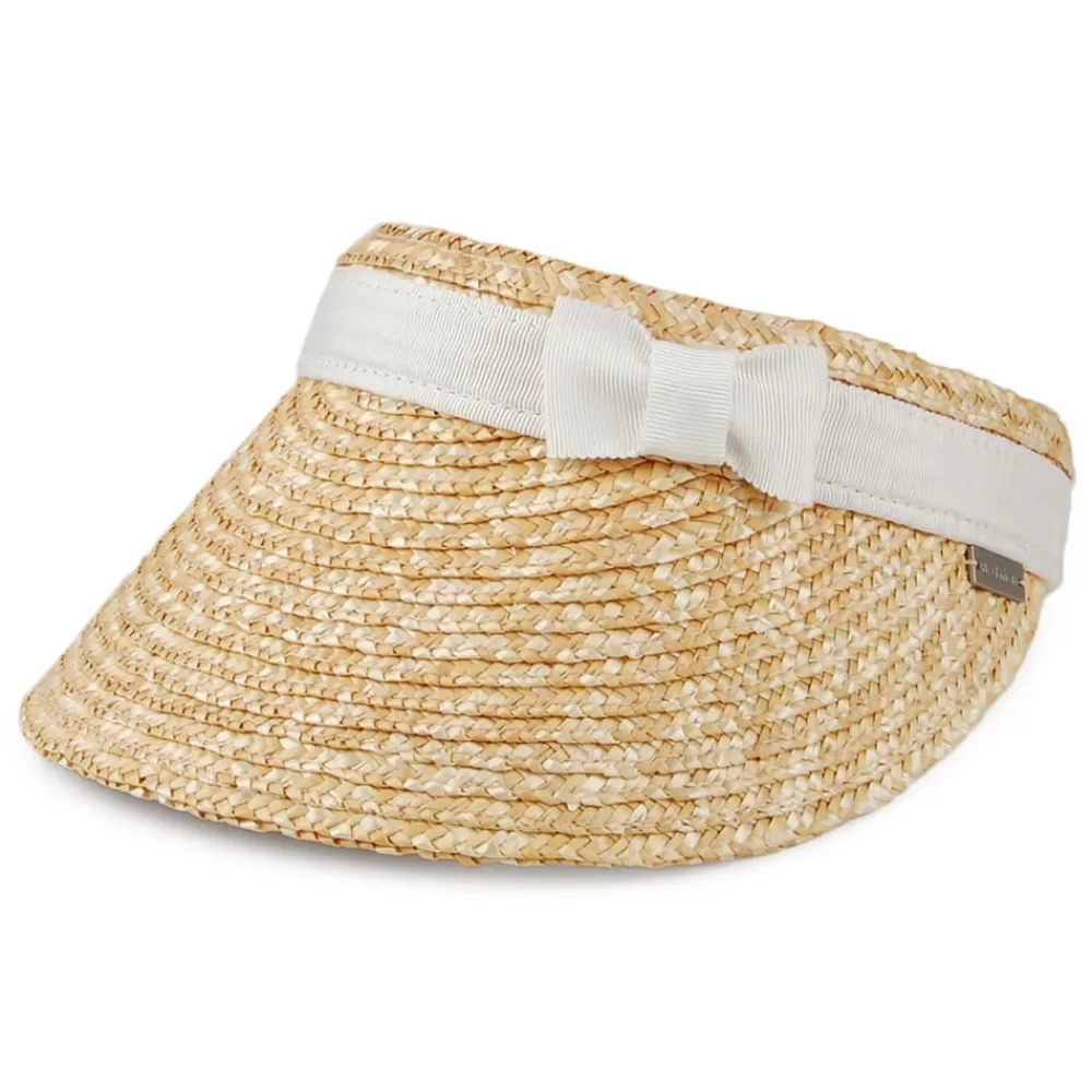 Chapeaux Été | Chapeaux De Paille^Betmar Visière Été Dunewood naturel-blanc