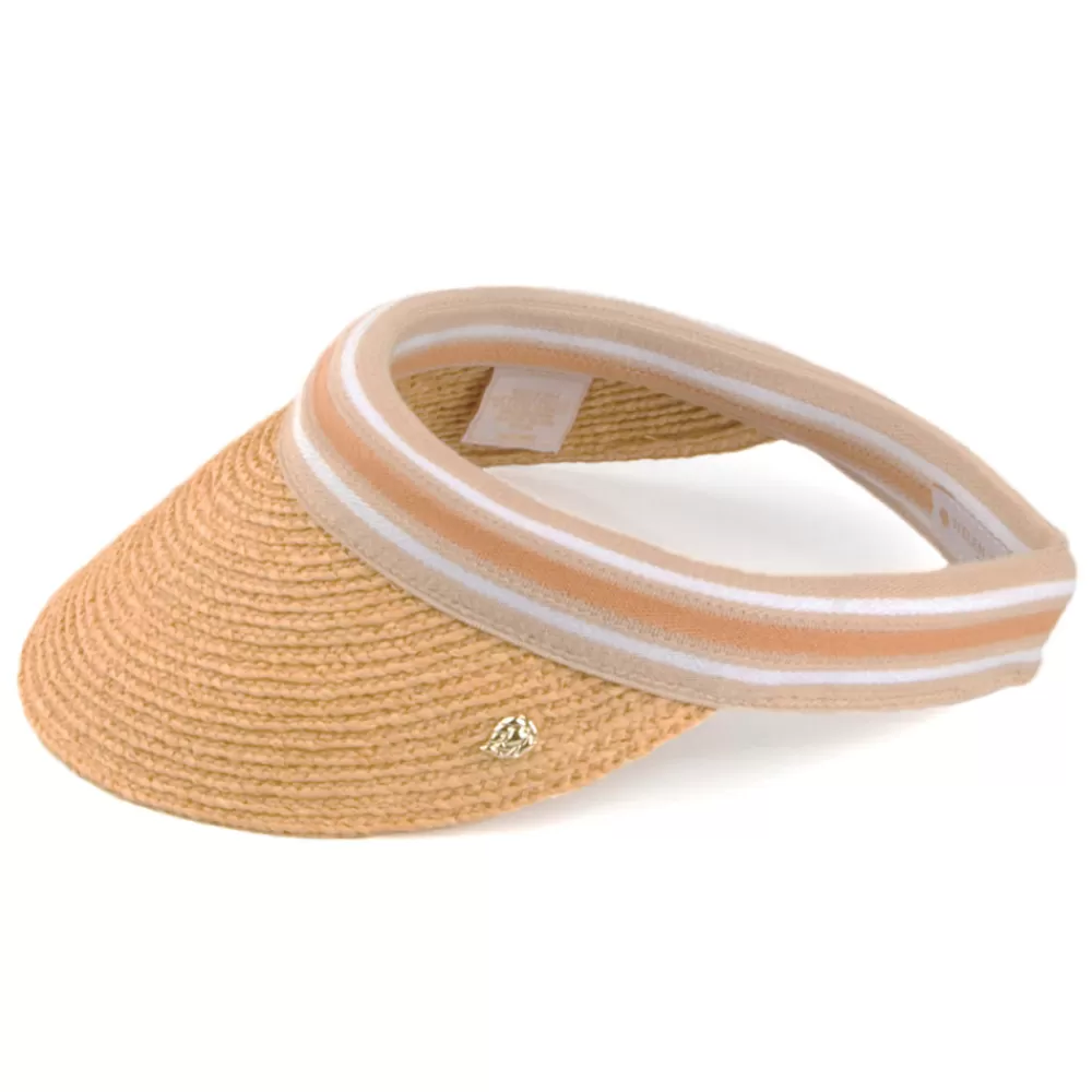 Chapeaux Été | Chapeaux De Paille^Helen Kaminski Visière Été en Paille Raphia Marina naturel